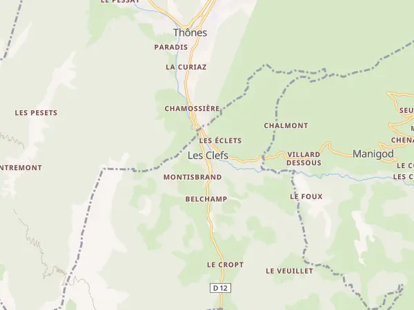 Plan des Clefs