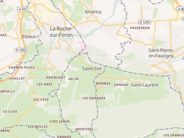 Plan de Saint-Sixt