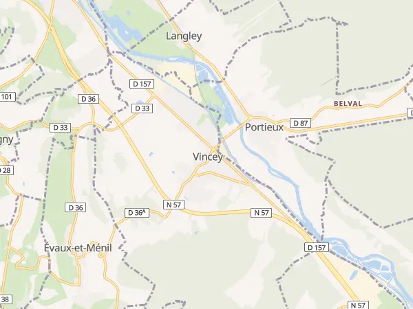 Plan de Vincey