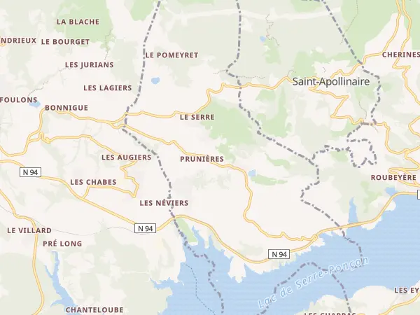 Plan de Prunières