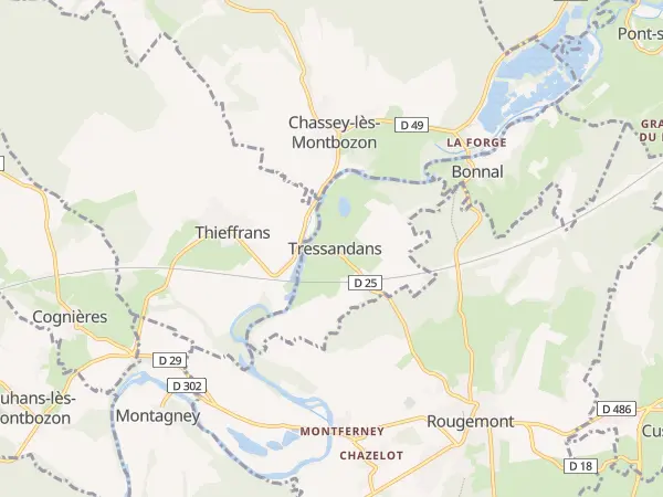 Plan de Tressandans