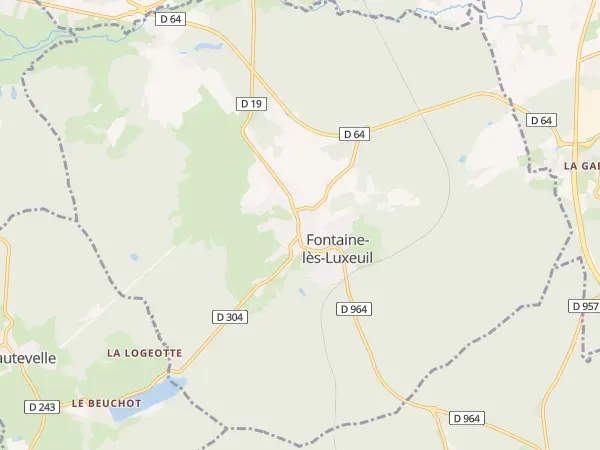 Plan de Fontaine-lès-Luxeuil