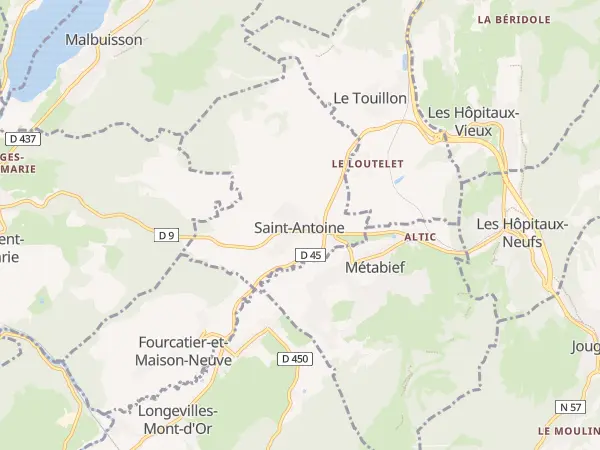 Plan de Saint-Antoine