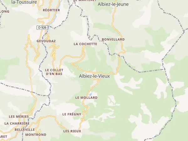 Plan de Albiez-Montrond