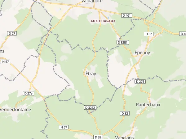 Plan de Étray