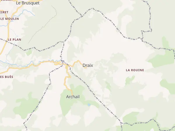 Plan de Draix