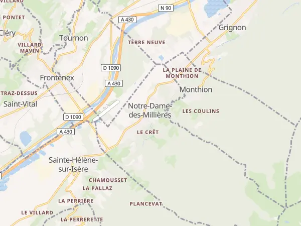 Plan de Notre-Dame-des-Millières