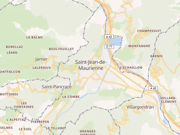 Plan de Saint-Jean-de-Maurienne
