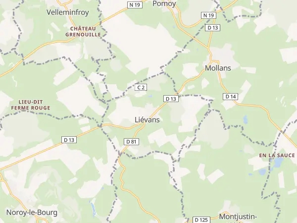 Plan de Liévans