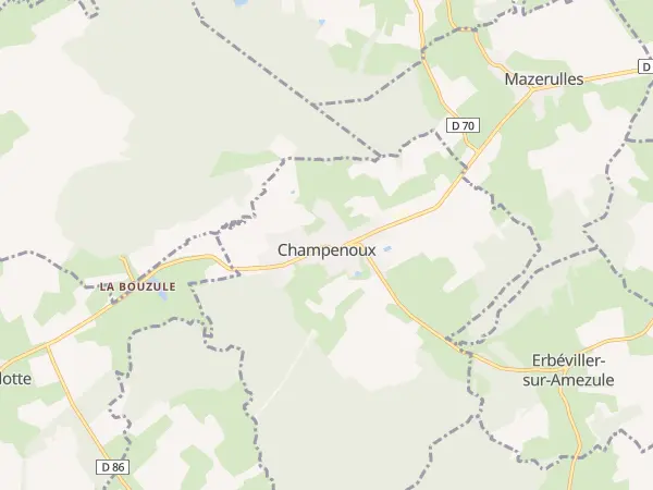 Plan de Champenoux