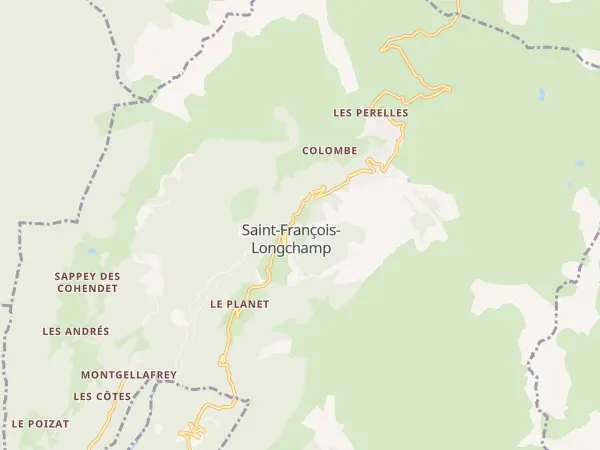 Plan de Saint François Longchamp