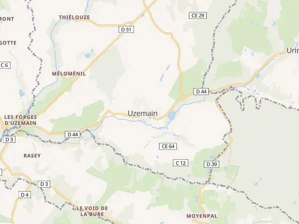 Plan de Uzemain