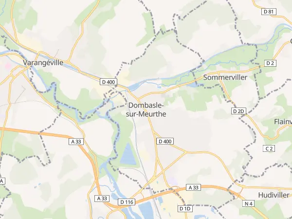 Plan de Dombasle-sur-Meurthe