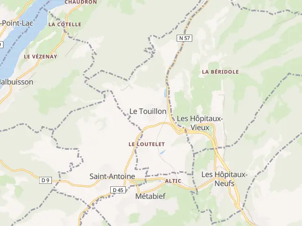 Plan de Touillon-et-Loutelet