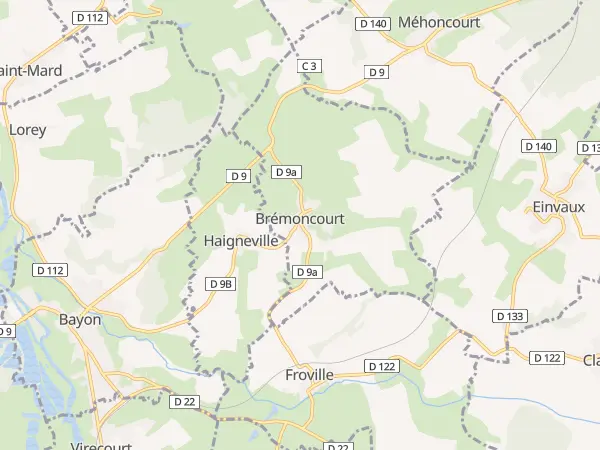 Plan de Brémoncourt