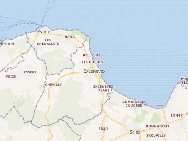Plan de Excenevex