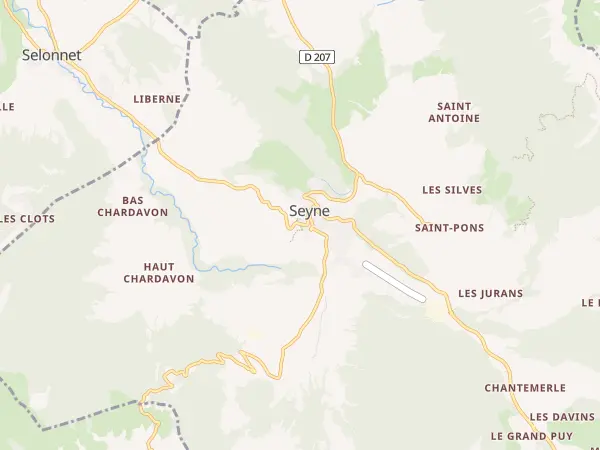 Plan de Seyne