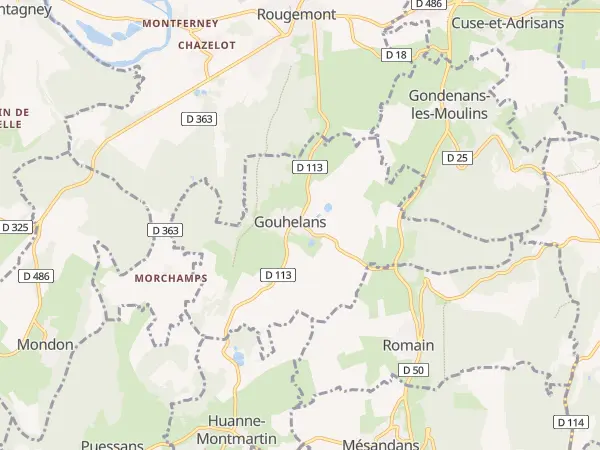Plan de Gouhelans