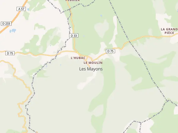 Plan des Mayons