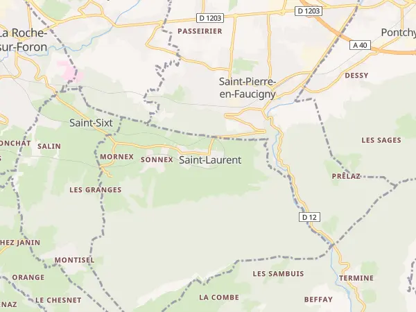 Plan de Saint-Laurent