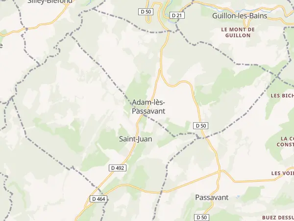 Plan de Adam-lès-Passavant