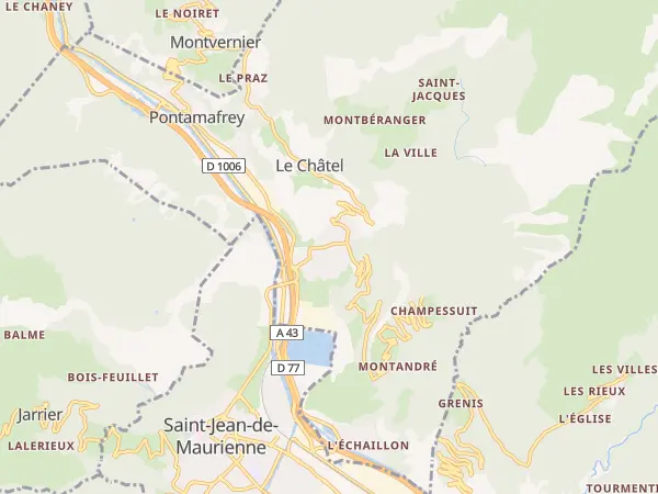 Plan de La Tour-en-Maurienne