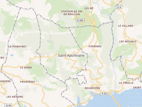 Plan de Saint-Apollinaire