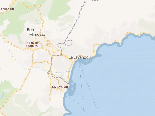 Plan du Lavandou