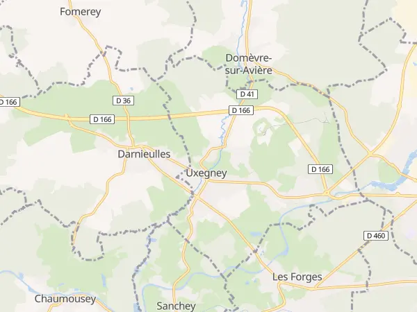 Plan de Uxegney