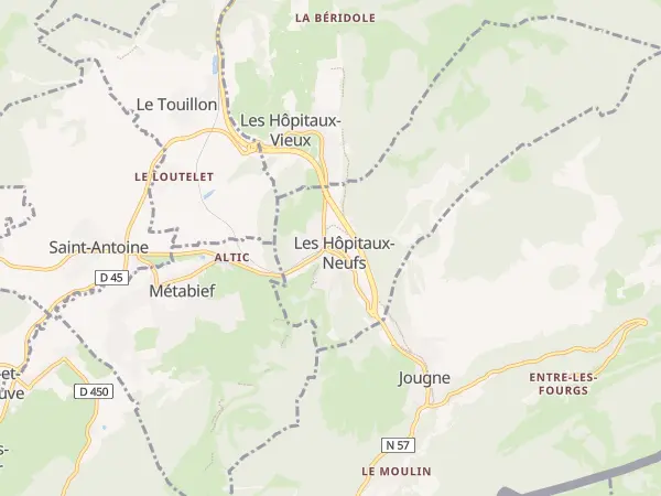 Plan des Hôpitaux-Neufs