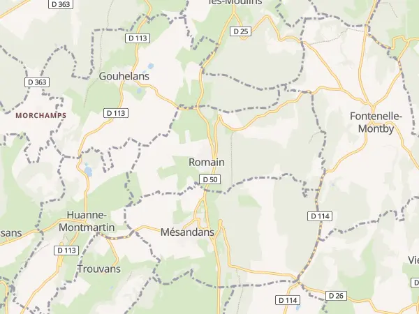 Plan de Romain