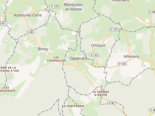 Plan de Oppenans