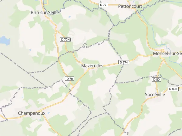 Plan de Mazerulles