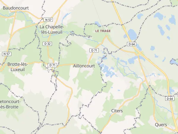 Plan de Ailloncourt