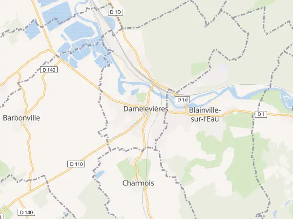 Plan de Damelevières