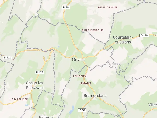 Plan de Orsans