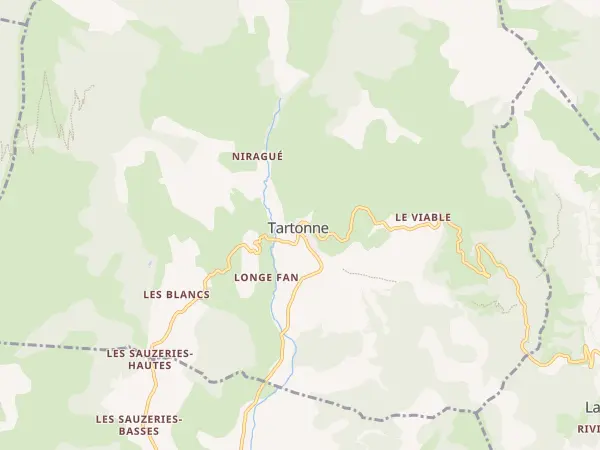 Plan de Tartonne