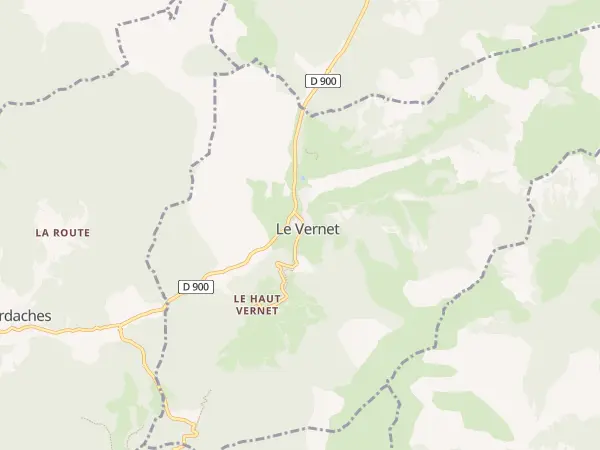 Plan du Vernet