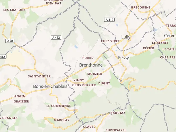 Plan de Brenthonne