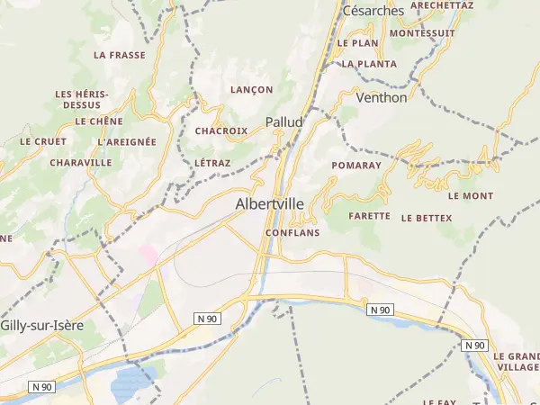 Plan de Albertville