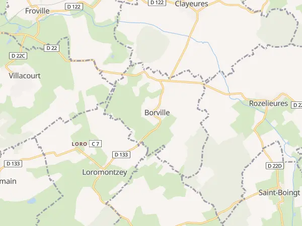 Plan de Borville