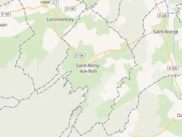 Plan de Saint-Rémy-aux-Bois