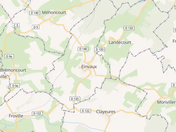 Plan de Einvaux