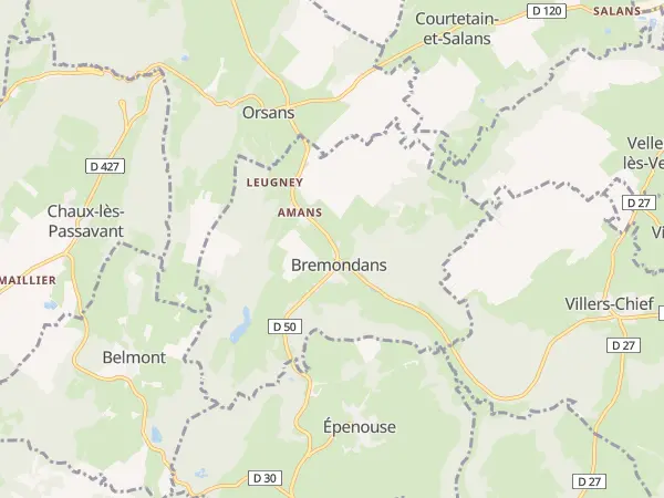 Plan de Bremondans