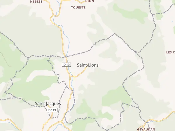 Plan de Saint-Lions