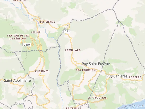 Plan de Puy-Saint-Eusèbe