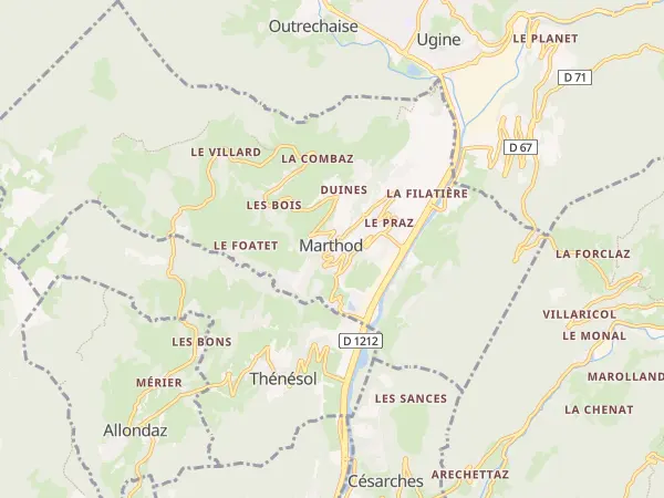 Plan de Marthod
