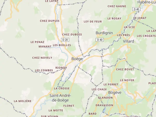 Plan de Boëge