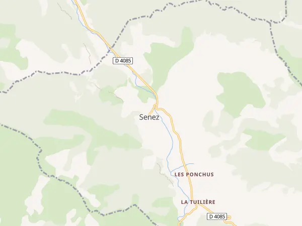 Plan de Senez