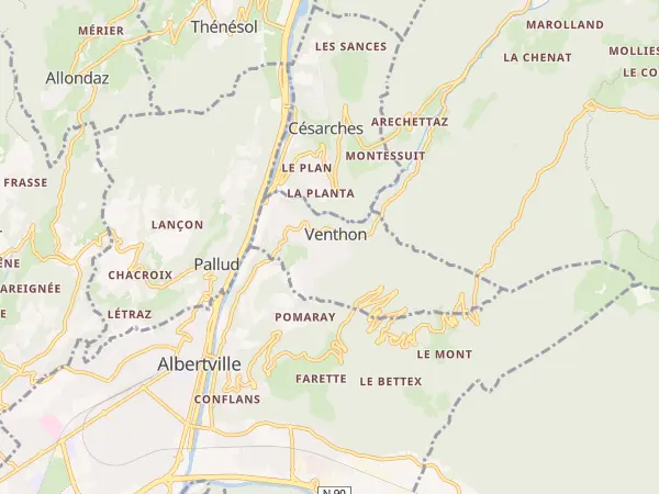 Plan de Venthon